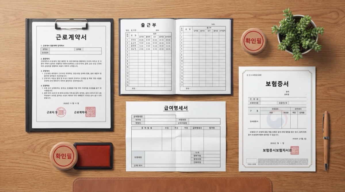 증빙 자료 체크리스트